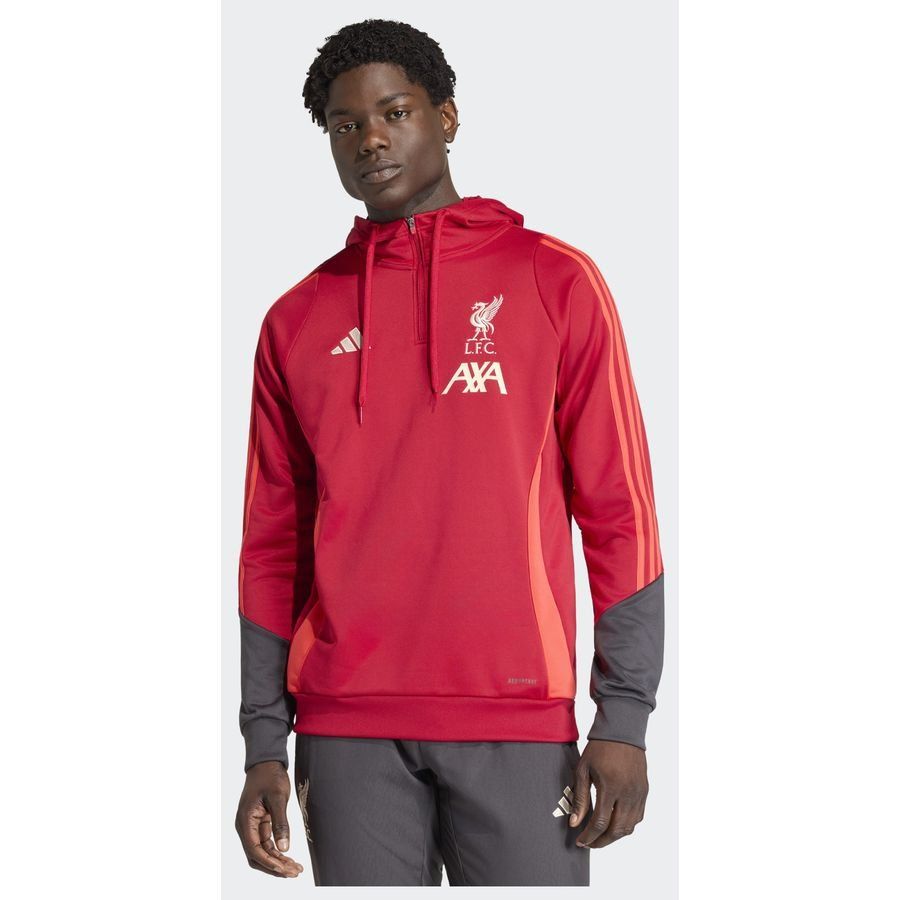 Liverpool Hoodie Tiro 25 - Strawberry Red - Men's-SoccerKits Hub | Buy Soccer Jerseys Online